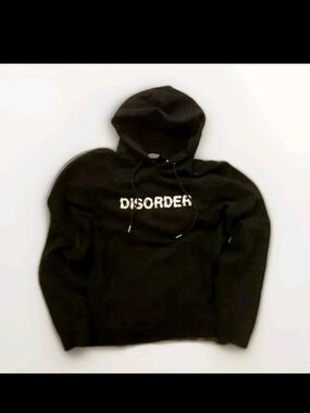 Sandro Paris “DISORDER” Hoodie – Black – Size XL – MSRP $235